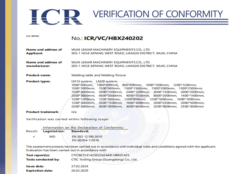 CE certification CE certification